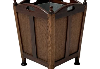 Jac. van den Bosch Art Deco Amsterdamse School Litter Basket for 't Binnenhuis